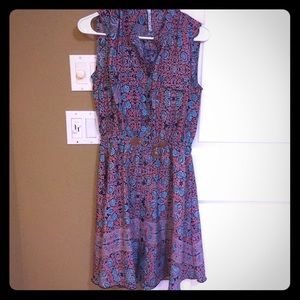 Spring-Summer Button Up Sleeveless Dress